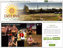 Tablet Screenshot of earthwalkunited.org